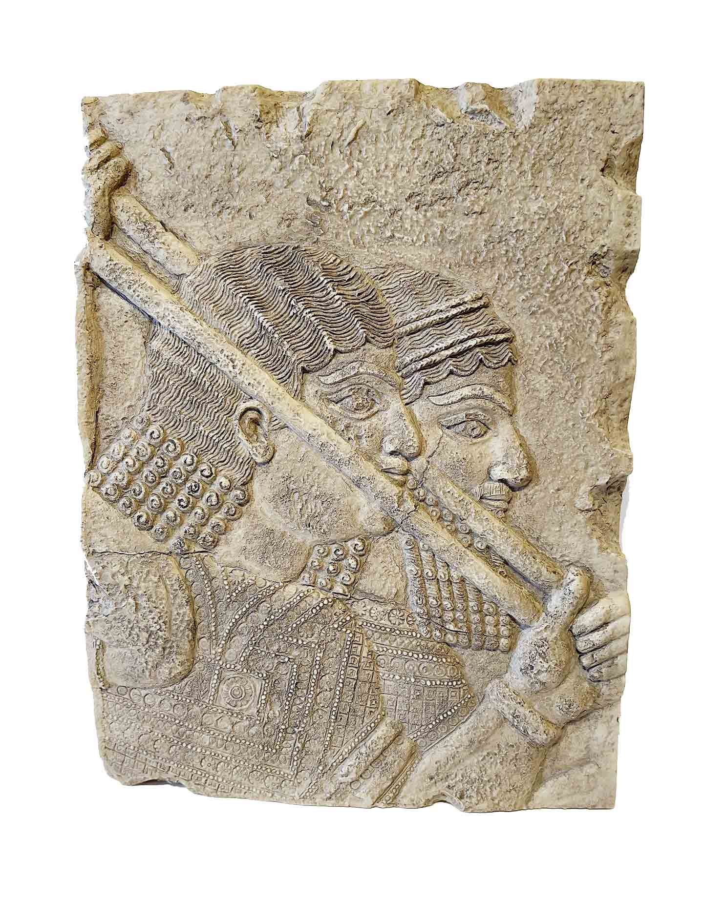 Assyrian Soldiers Fragment Tile - Waw Allap