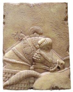 Assyrian Horse Fragment Tile