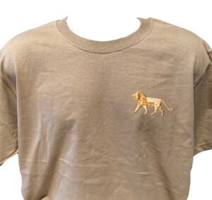 Lion (Printed on Right Chest) - Moss Brown